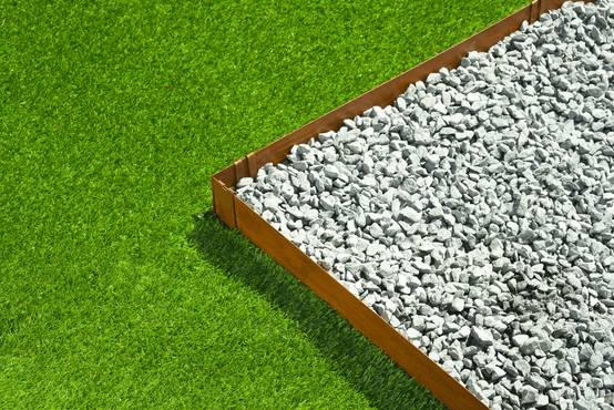 Bordure acier Corten H 10,2 cm L 264 cm 4 ancres - CORTEN - Image 2