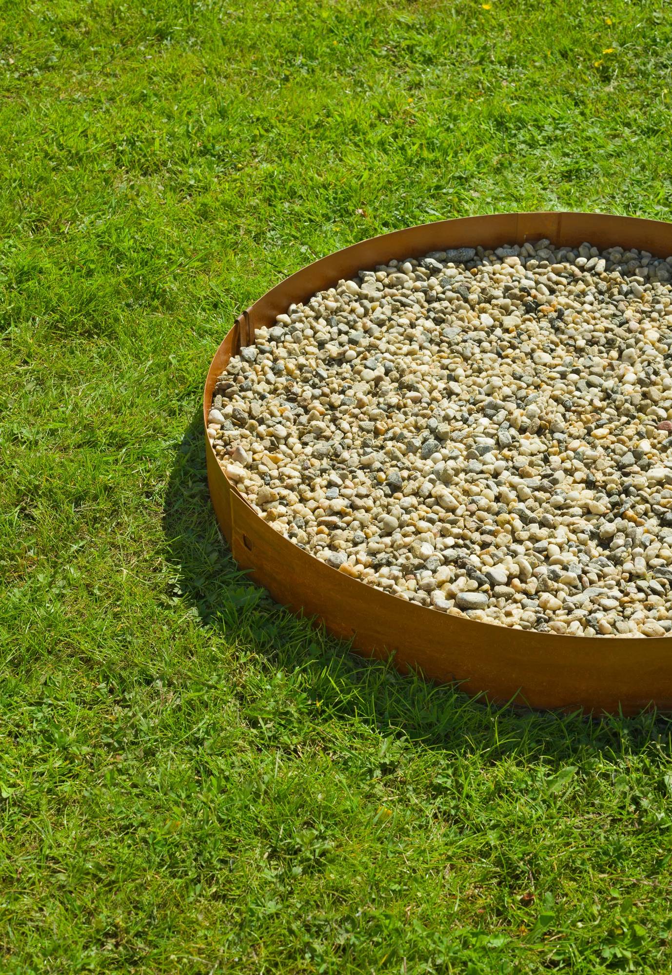 Bordure acier Corten H 10,2 cm L 264 cm 4 ancres - CORTEN - Imagen 5