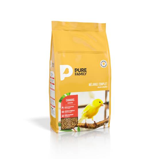 Pure Family - Mélange complet graines Canaris 4Kg - PURE FAMILY - Image 3