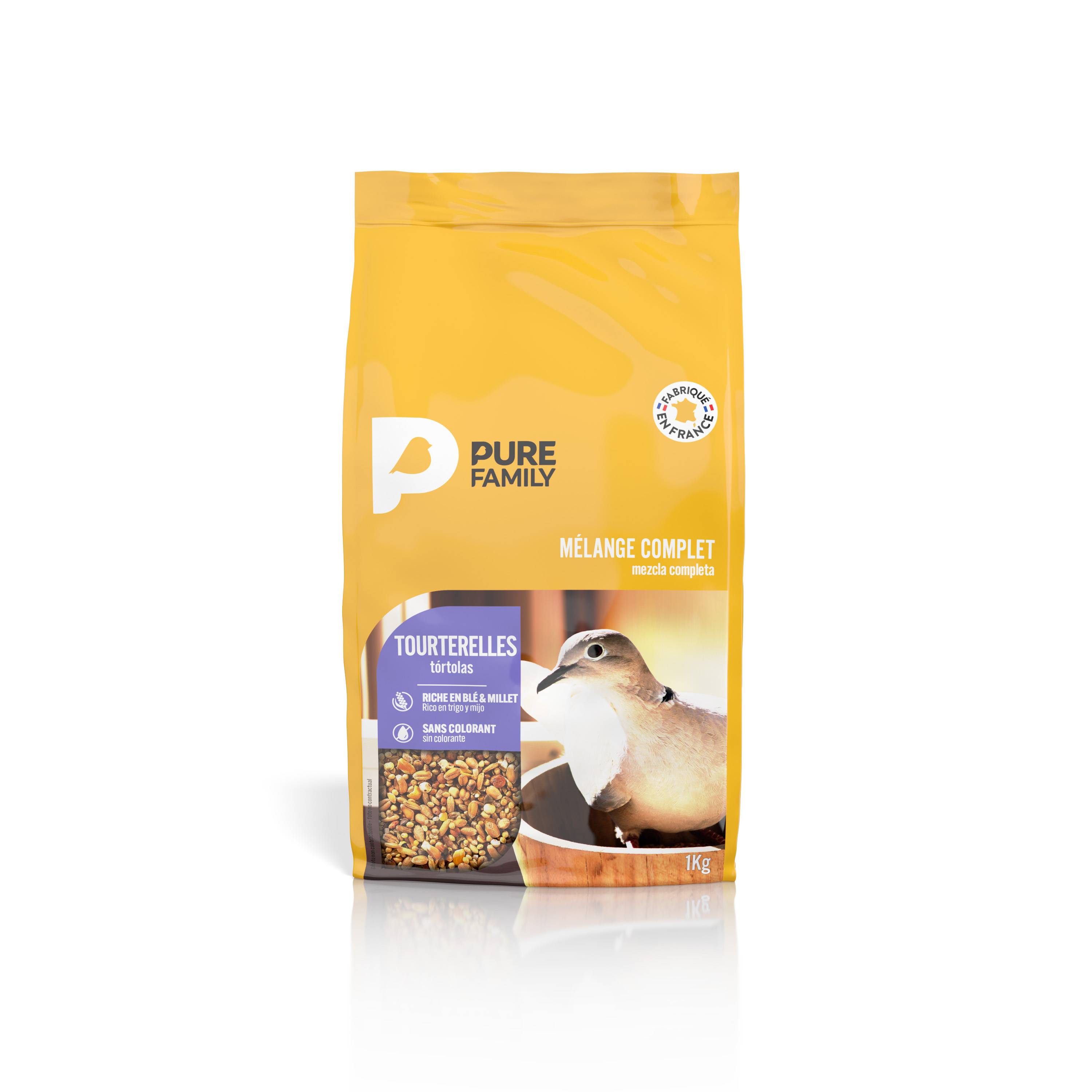 Pure Family - Pure Family - Mélange complet pour tourterelles 1 kg