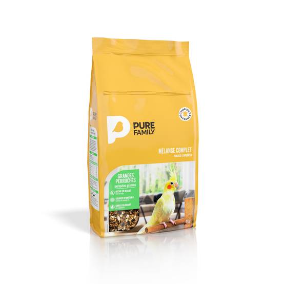 Pure Family - Mélange complet graines pour grandes perruches 4Kg – PURE FAMILY - Image 2