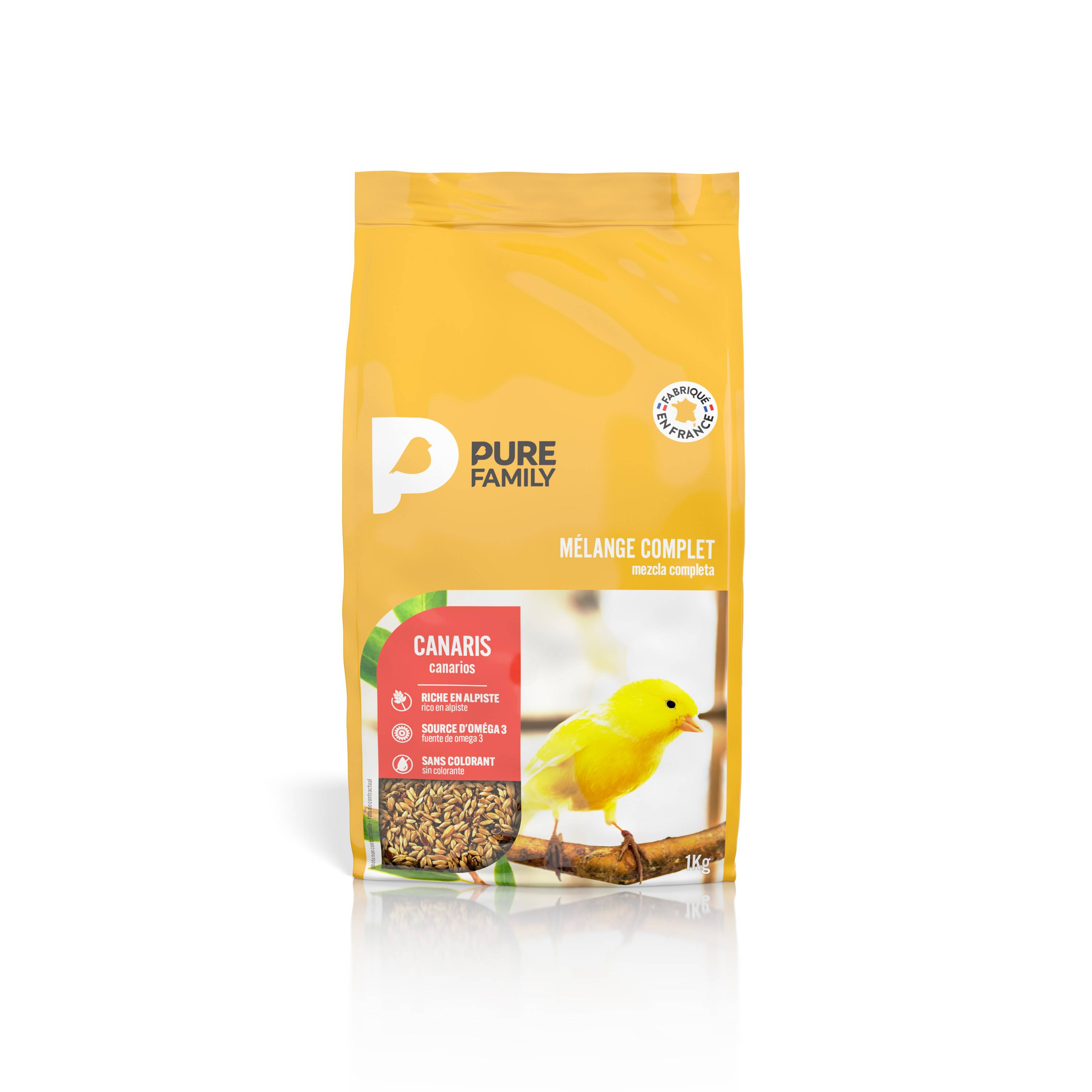Pure Family - Pure Family - Mélange complet pour canaris 1 kg
