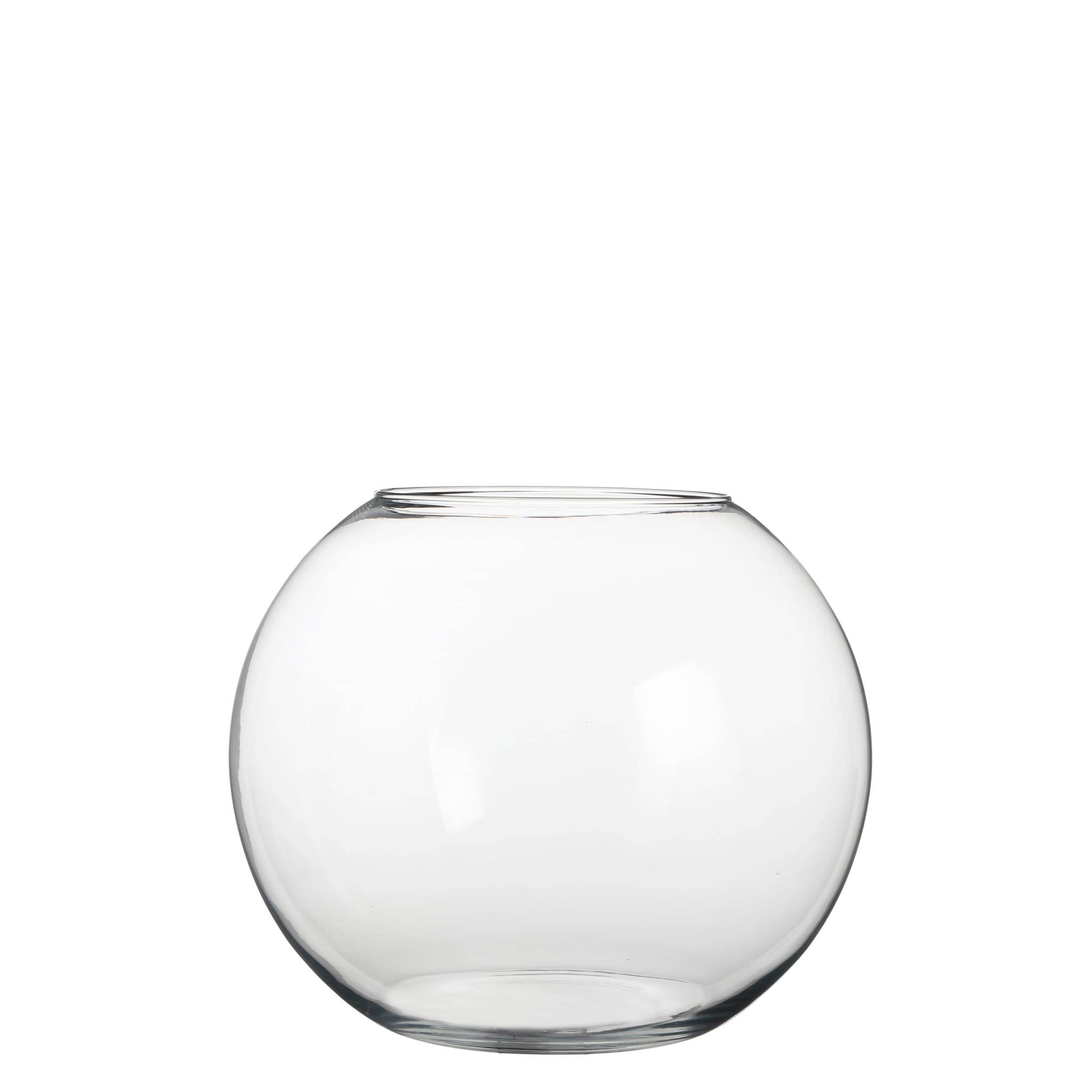 Vase bol Babet verre transparent H.20 cm Ø25 cm - Mica decorations - Imagen 1