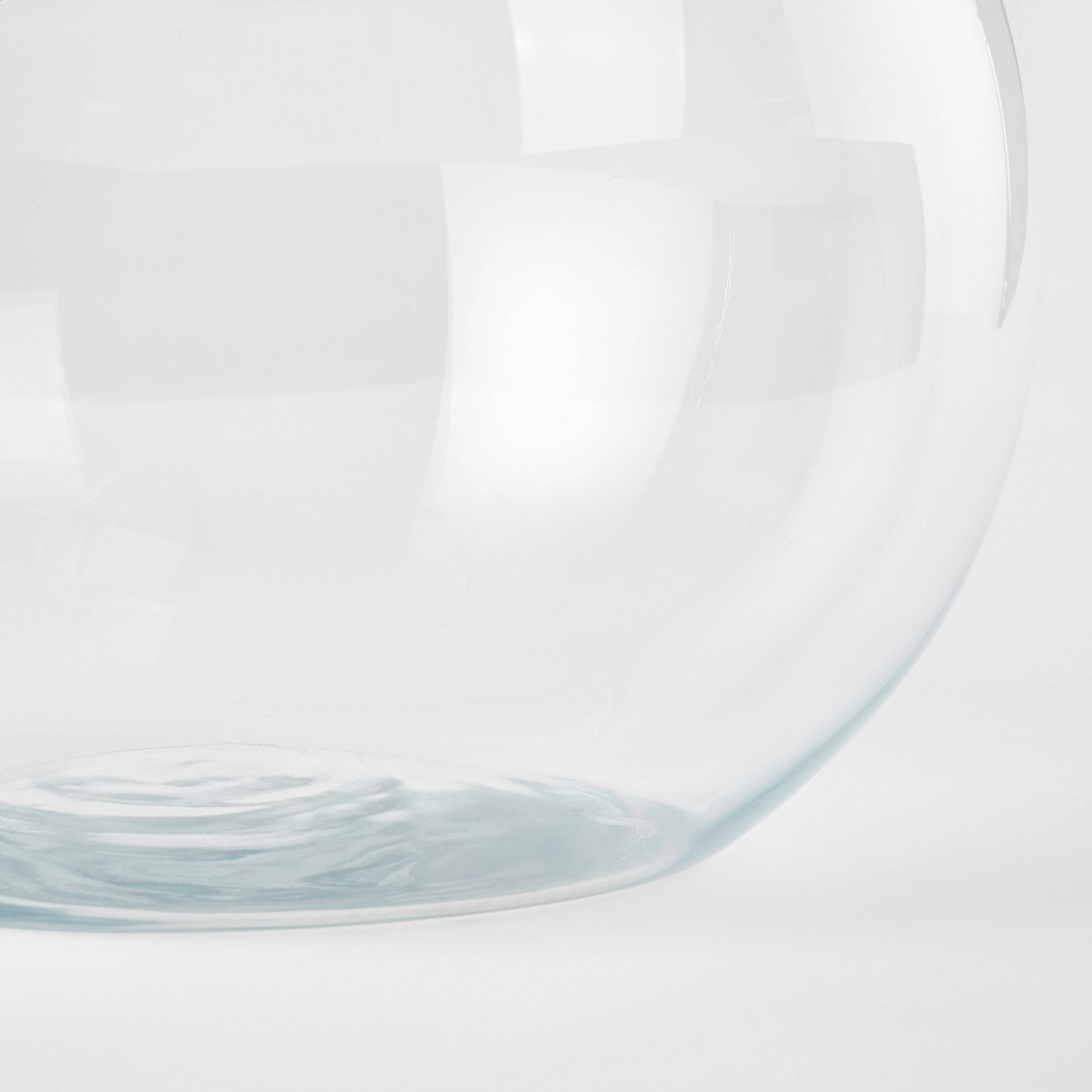 Vase bol Babet verre transparent H.20 cm Ø25 cm - Mica decorations - Imagen 2