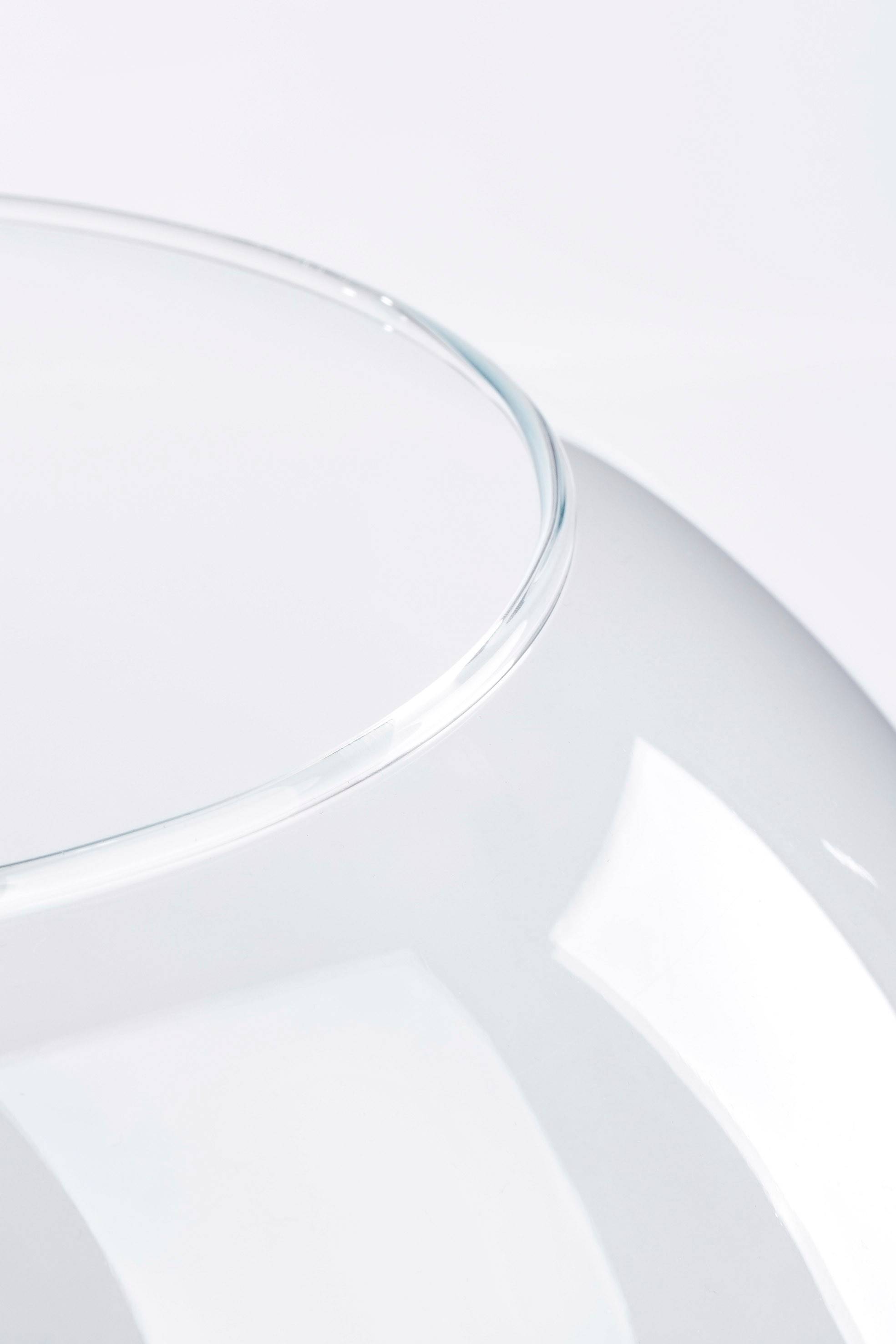 Vase bol Babet verre transparent H.20 cm Ø25 cm - Mica decorations - Imagen 3