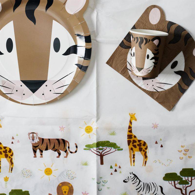 Nappe en papier savane blanc L.183 cm l.137 cm - Paris prix - Imagen 2