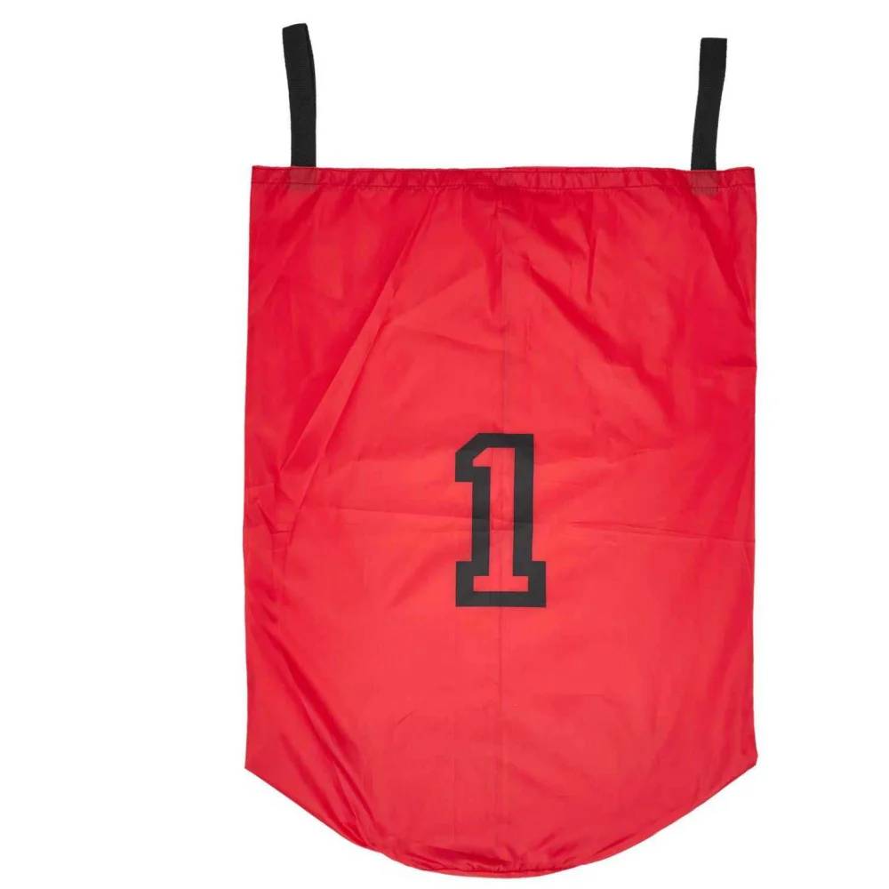 Juego carrera en saco Poliéster Rojo Verde Azul Naranja H 110 cm L 30 cm - MISTER GADGET - Imagen 2