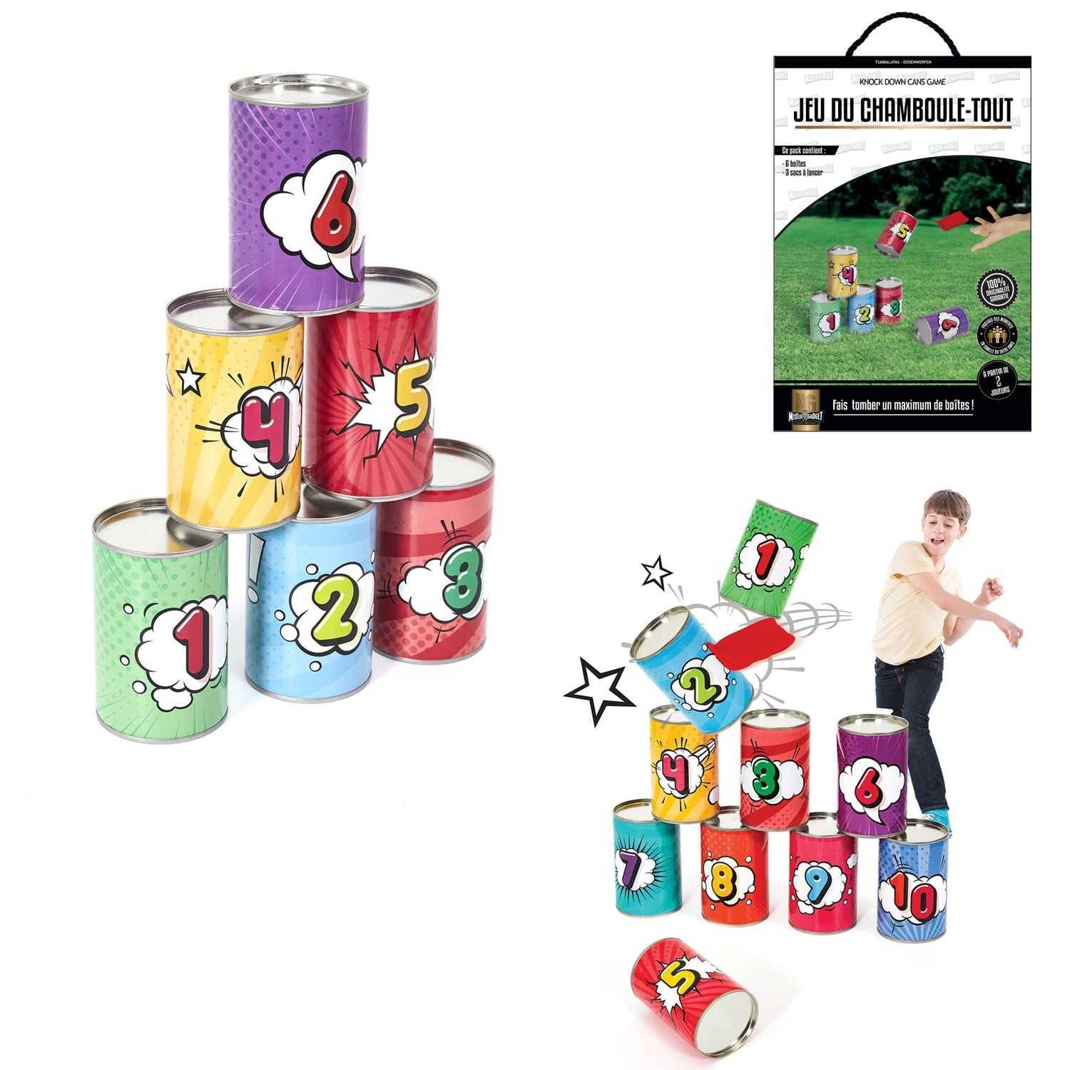 Jeu Chamboule Tout Fer H 10,10 cm L 6,60 cm -