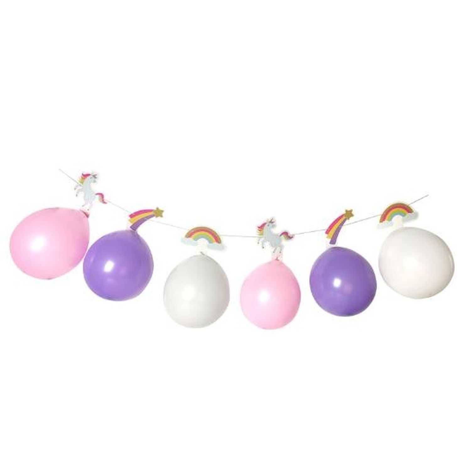 Guirlande de ballons papier multicolore L.16 L.25 cm - Imagen 1