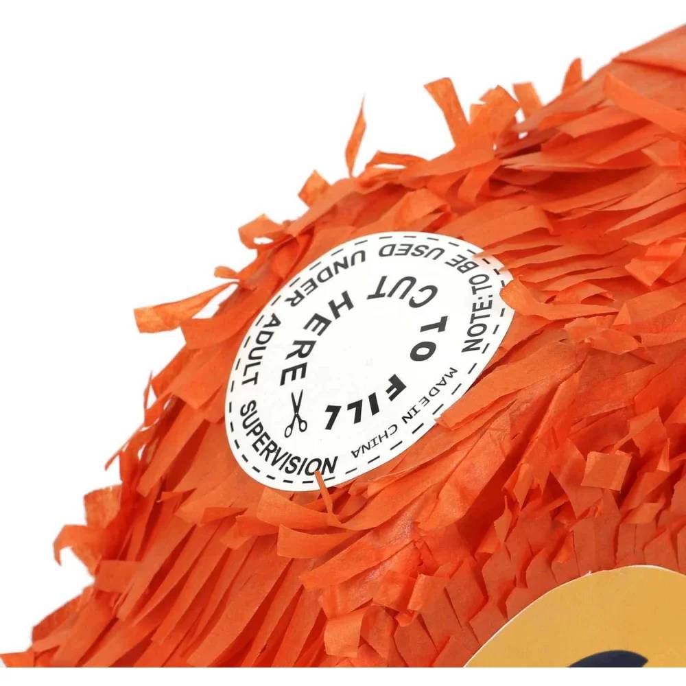 Pinata lion papier coloré H 39 cm L 32 cm P 7,30 cm – PARTY TIME - Imagen 3