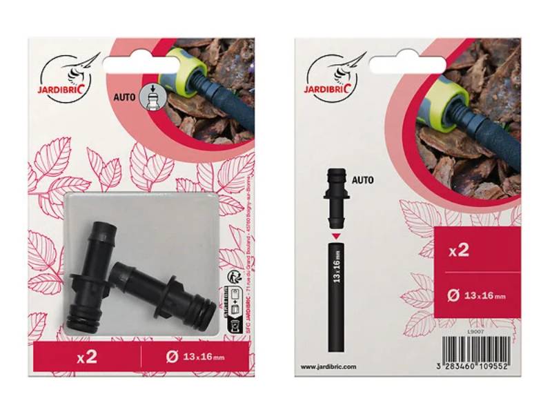 Adaptateurs Automatique Canneles D16 mm - JARDIBRIC
