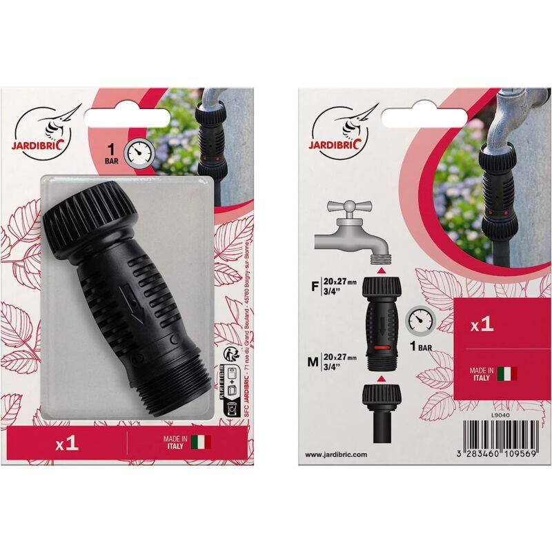 Régulateur de pression F 20x27 M20x27 L9040 – JARDIBRIC - Image 2