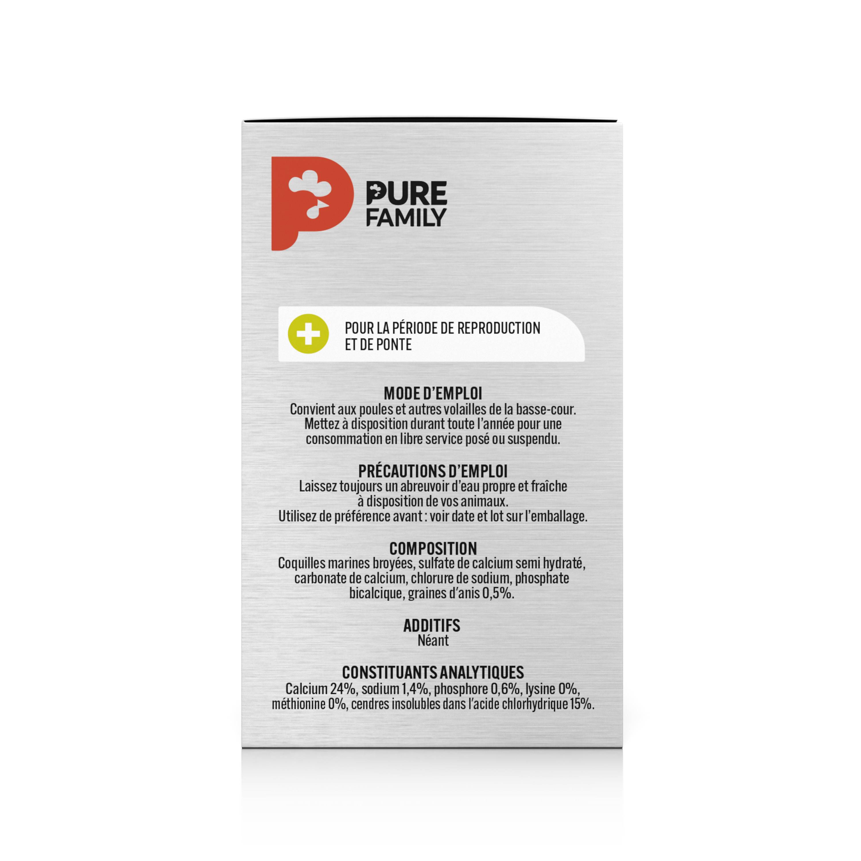 Pure Family - Complément minéral Bloc anisé pour poule 950 g - Pure Family - Image 2