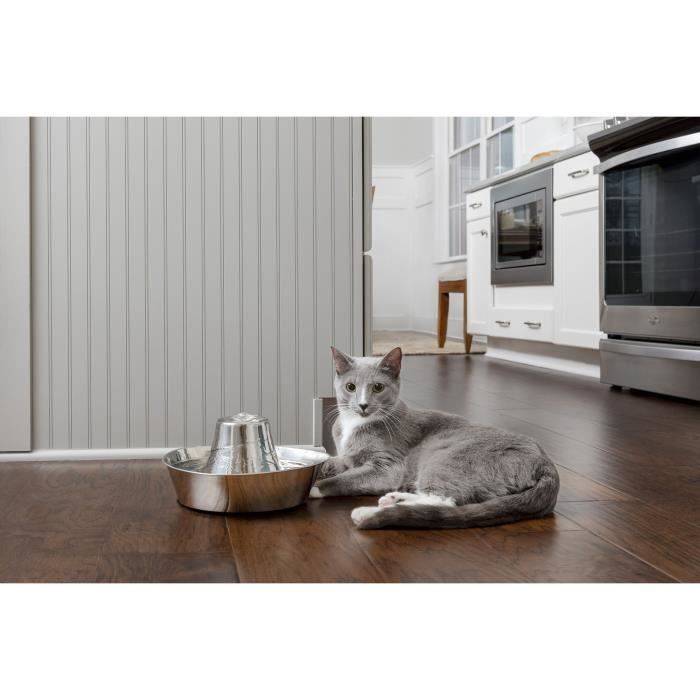 Fontaine animaux inox gris L.27.8 cm l.29.4 cm H.15.0 cm modèle Seaside - Petsafe - Image 3