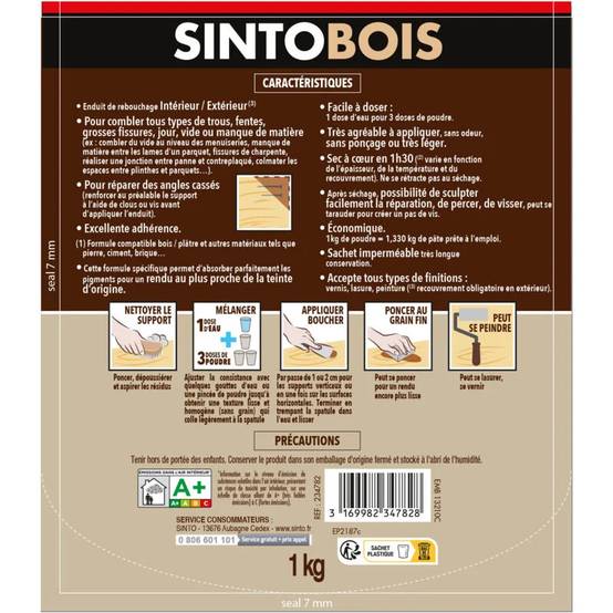 SINTO - Enduit Poudre Clair – SINTOL - Image 3