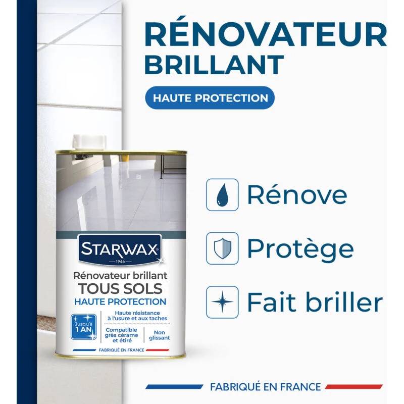 Starwax - Rénovateur brillant protecteur sol - STARWAX - Image 2