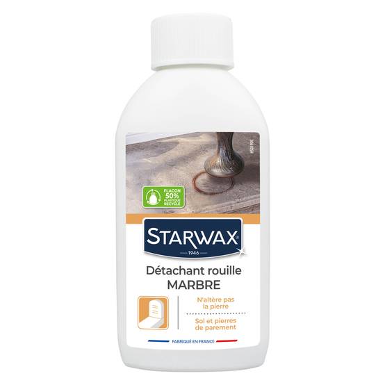 Starwax - DÉTACHANT ROUILLE POUR MARBRE ET PIERRES NATURELLES 250ML