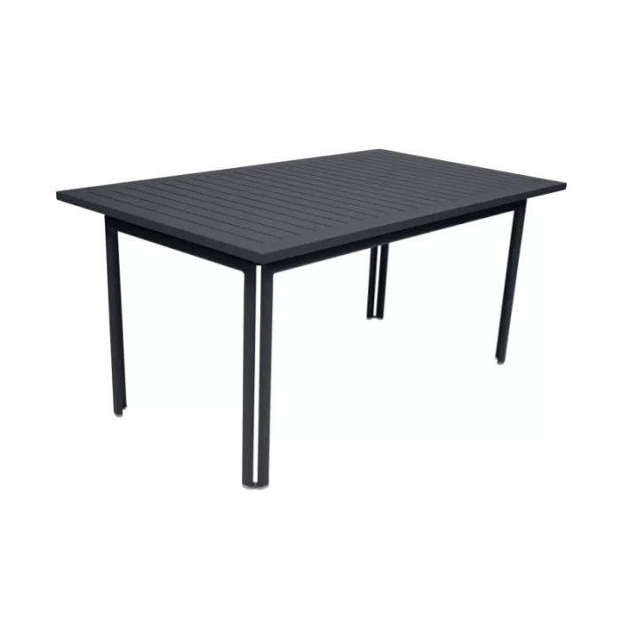 Table de jardin Fermob rectangulaire COSTA carbone