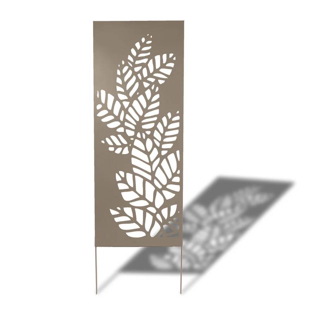 Nortene - Panneau décoratif métal brun 0,60 x 1,50 m NORTENE