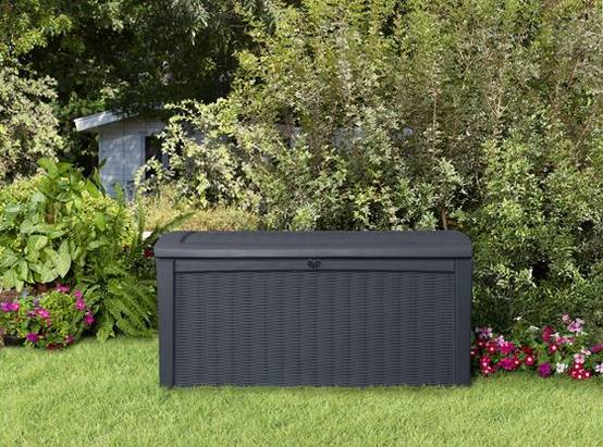 Coffre de rangement extérieur résine gris 416 L - KETER - Image 3