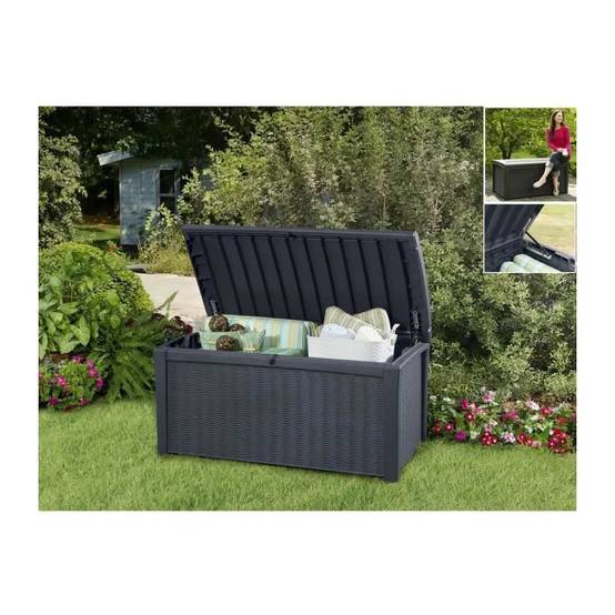 Coffre de rangement extérieur résine gris 416 L - KETER - Image 9