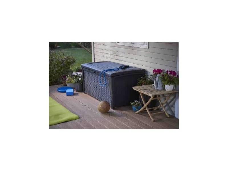 Coffre de rangement extérieur résine gris 416 L - KETER - Image 13