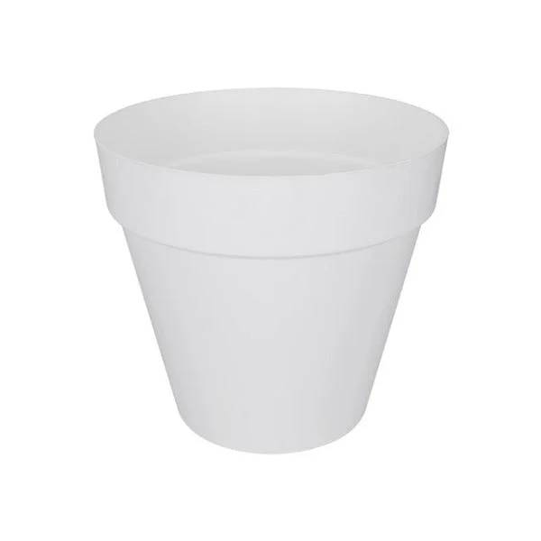 Pot de fleurs Loft Urban rond plastique blanc Ø60xH.53 cm - Elho - Imagen 2