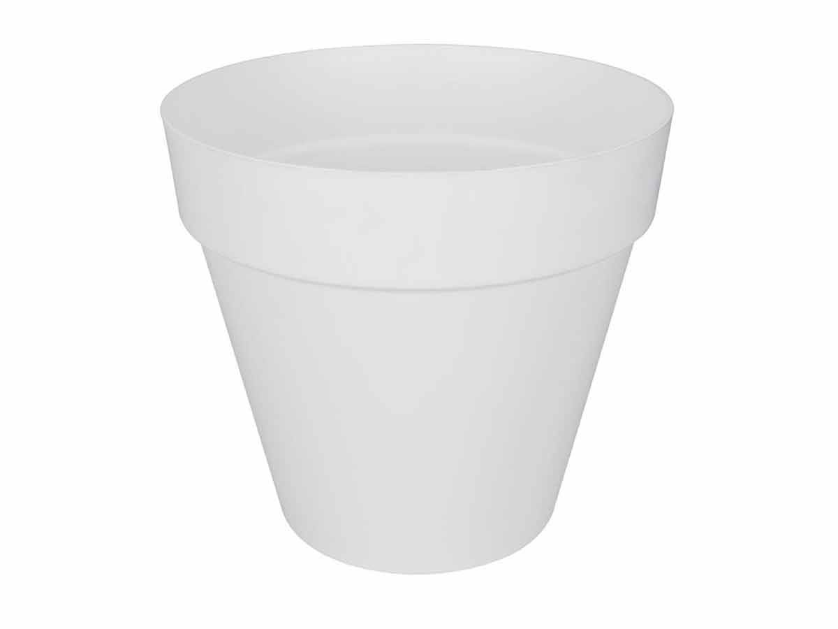 Pot de fleurs Loft Urban rond plastique blanc Ø60xH.53 cm - Elho - Imagen 5