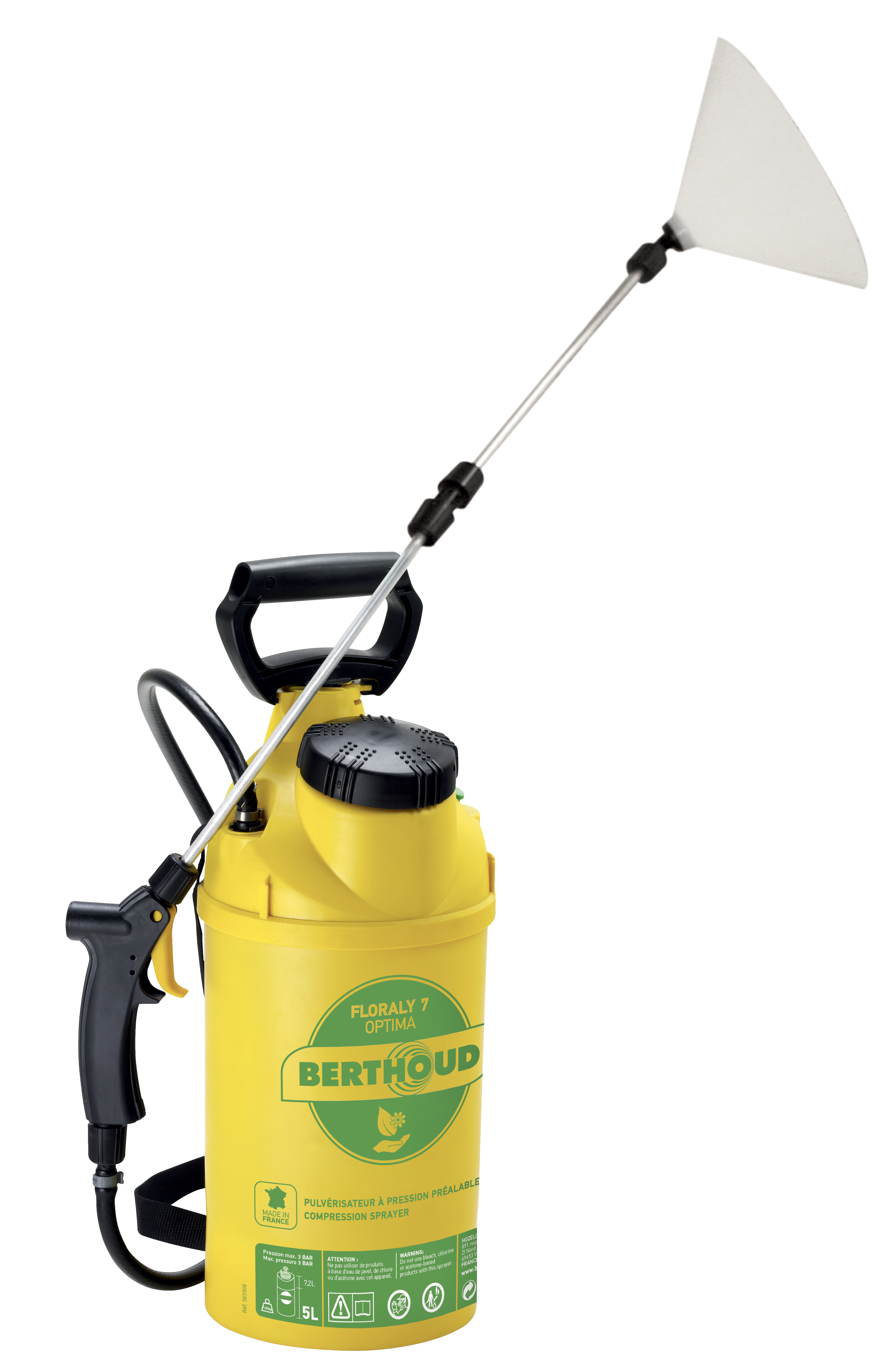 Berthoud - Pulverizador a presión previa Floraly 7 Optima 5 L - BERTHOUD