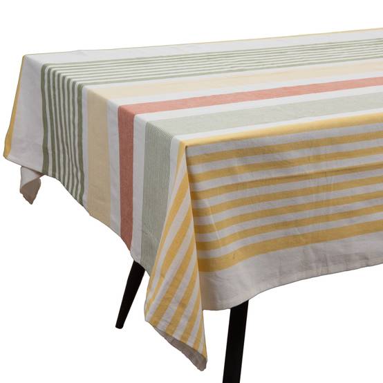 Nappe douce en coton multicolore L.250 cm l.150 cm Amadeus - Image 2