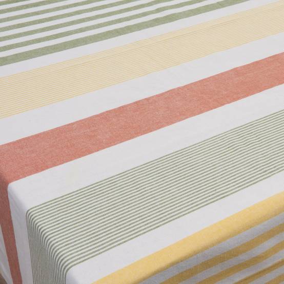 Nappe douce en coton multicolore L.250 cm l.150 cm Amadeus - Image 1