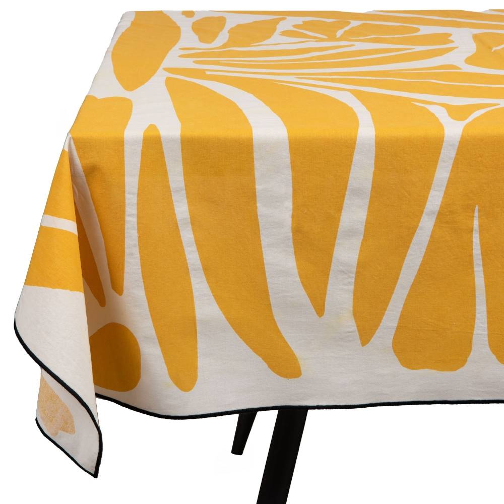 Nappe Margot tissu jaune L.150 cm l.2 cm H.250 cm - Amadeus - Imagen 3