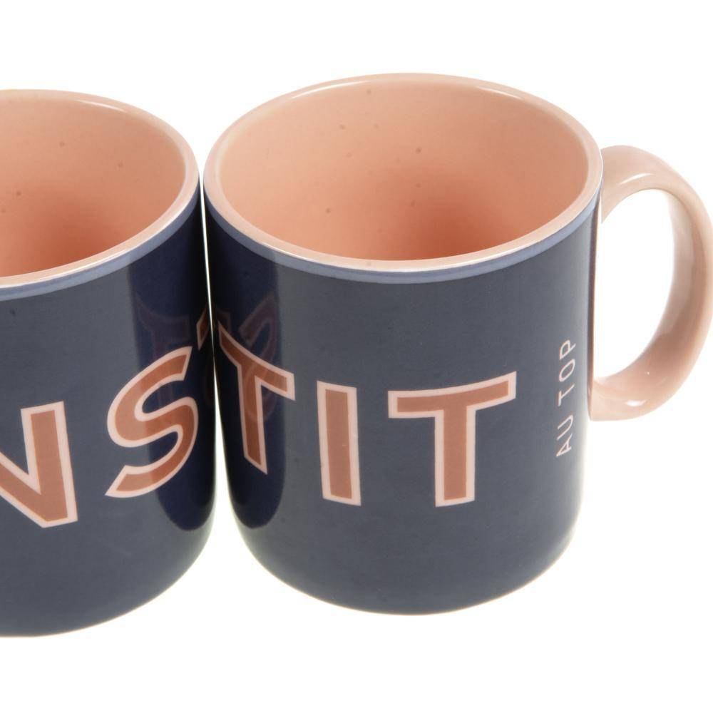 Mug instit sunny en porcelaine bleu L.8.5 cm l.8.5 cm H.9.3 cm - Amadeus - Imagen 3