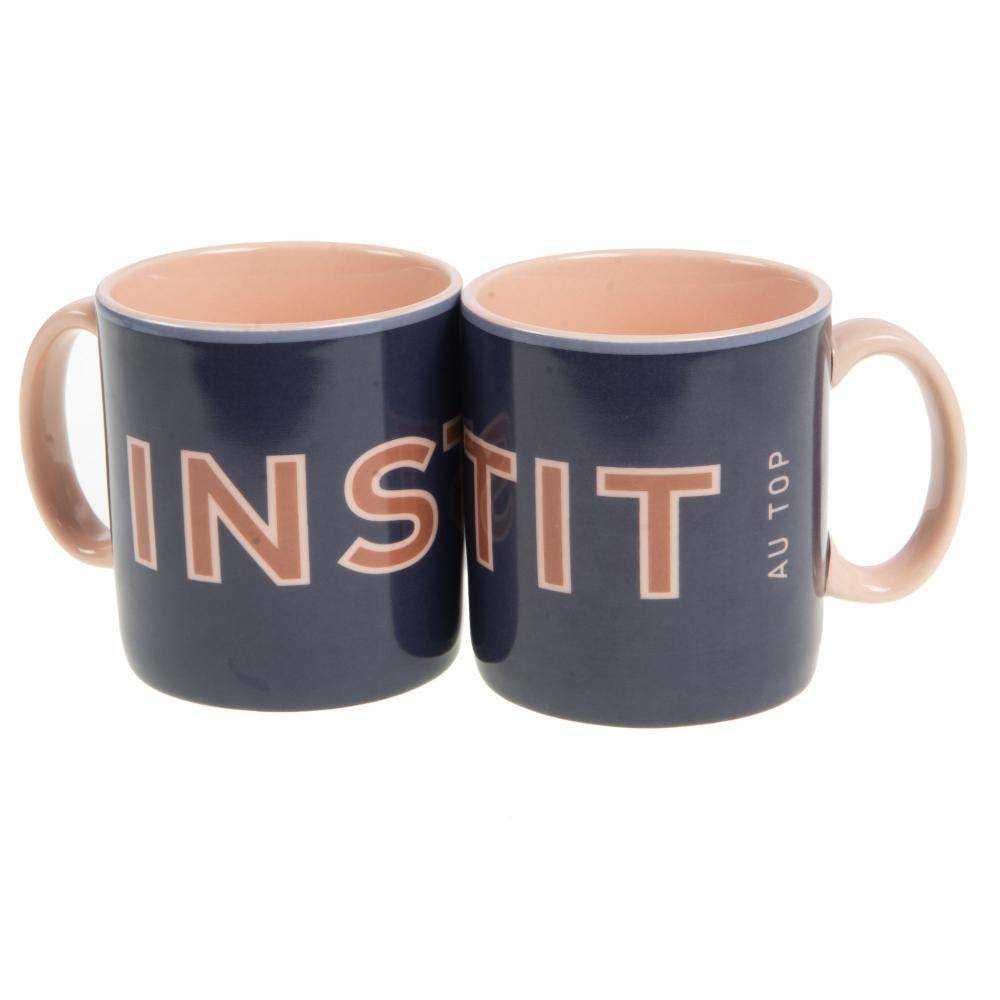 Mug instit sunny en porcelaine bleu L.8.5 cm l.8.5 cm H.9.3 cm - Amadeus - Imagen 1