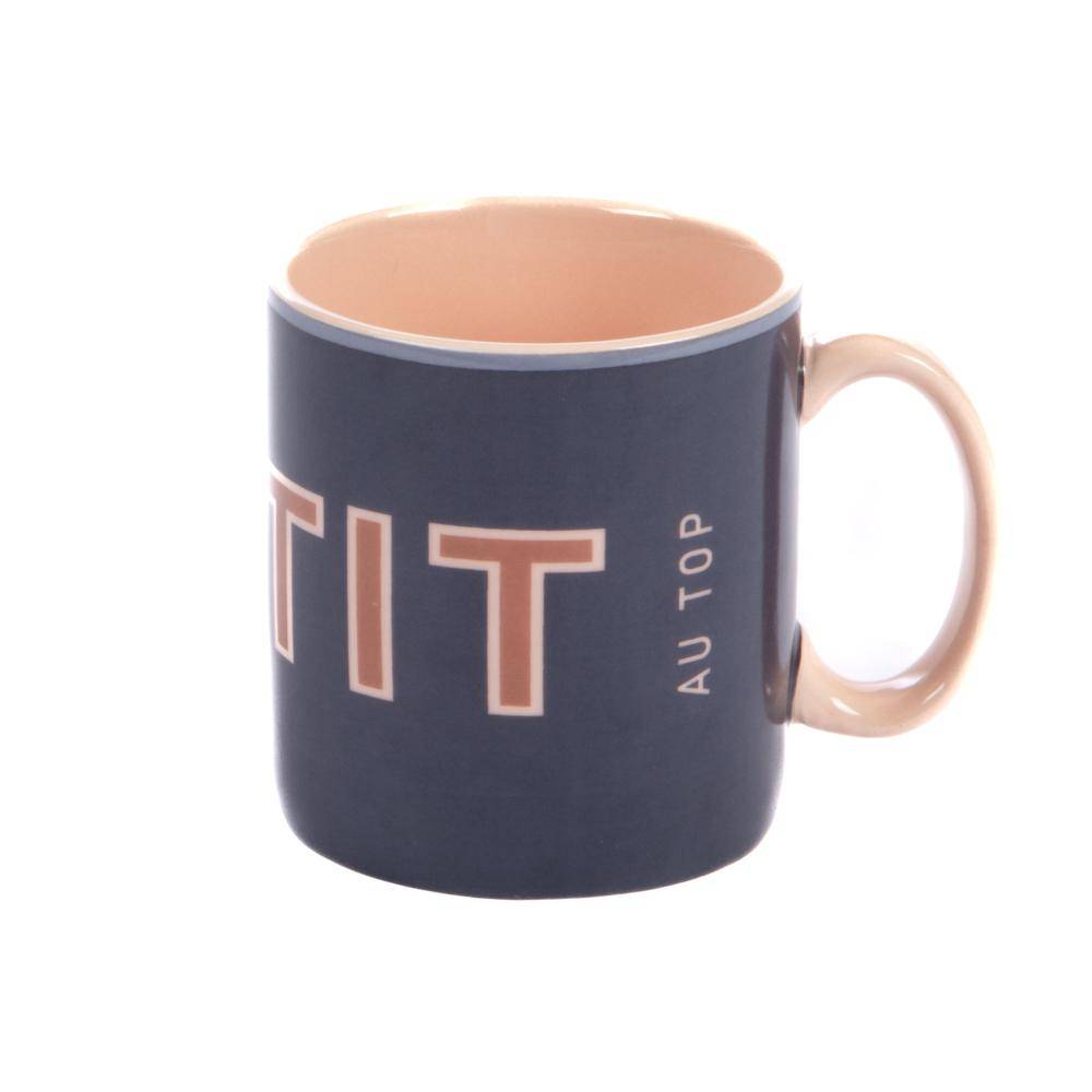 Mug instit sunny en porcelaine bleu L.8.5 cm l.8.5 cm H.9.3 cm - Amadeus - Imagen 2