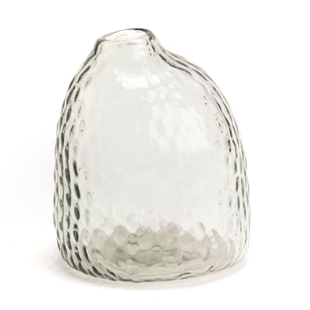 Vase Suzanne en verre gris L.11.5 cm l.12 cm H.13.19 cm - Amadeus - Image 4