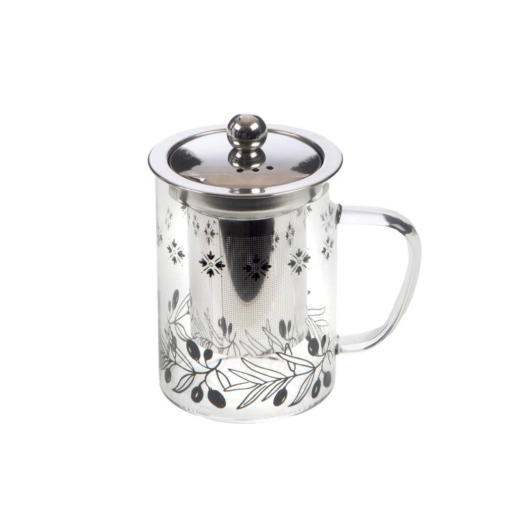 Tea For One Olivia théière verre transparente L.8.5 cm l.12 cm H.13.5 cm - Amadeus