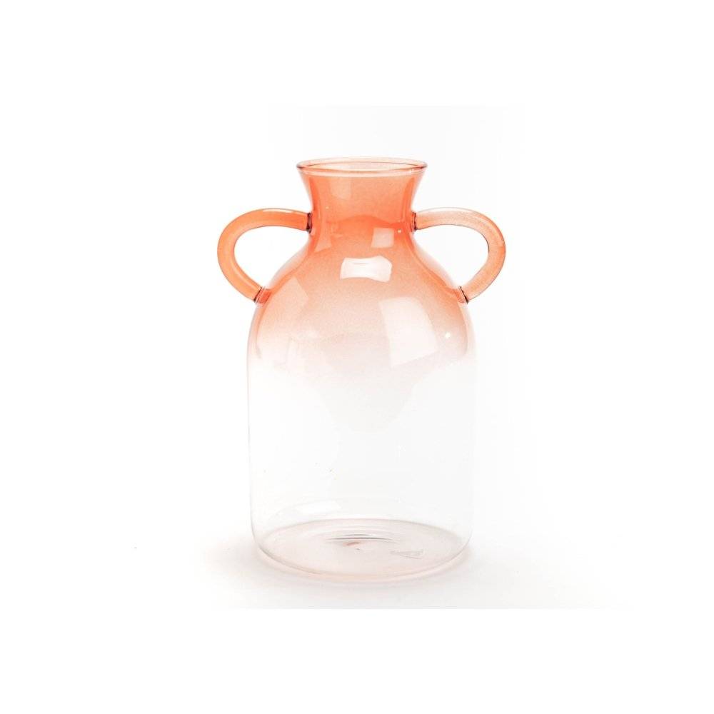 Amadeus - Vase vintage orange verre 17 cm - AMADEUS - Image 3