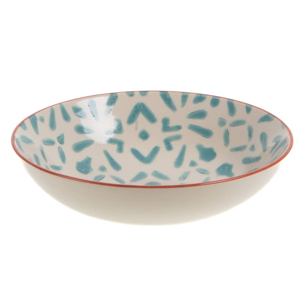 Assiette creuse en grès bleu Ø19 cm lot de 6 - Amadeus - Image 2
