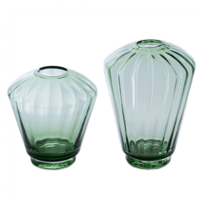 Lou de Castellane - Vase Jaya vase verre vert 26 cm H. 19 cm Ø - LOU DE CASTELLANE - Image 1