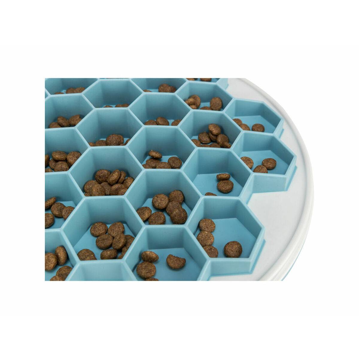 Mangeoire pour animaux en plastique et TPE bleu gris Ø 30 cm - Trixie - Imagen 3