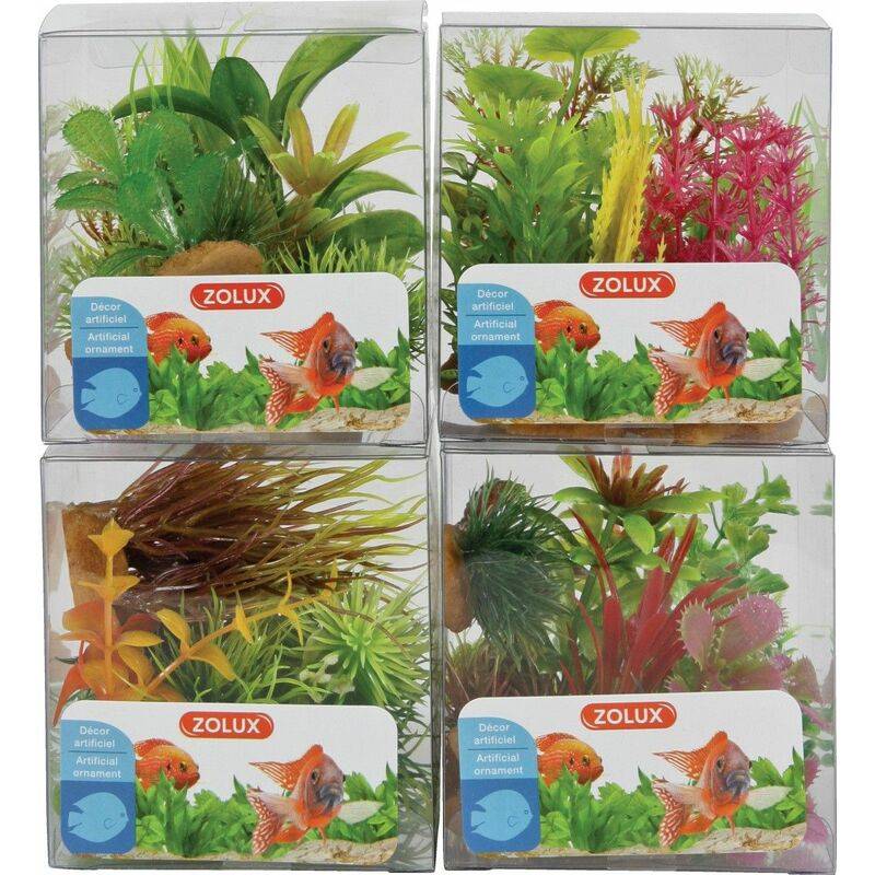 Kit de plantes artificielles petites tailles pour aquarium x 6 - ZOLUX - Image 5
