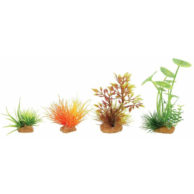 Kit de plantes artificielles différentes pour aquarium x4 – ZOLUX - Image 1
