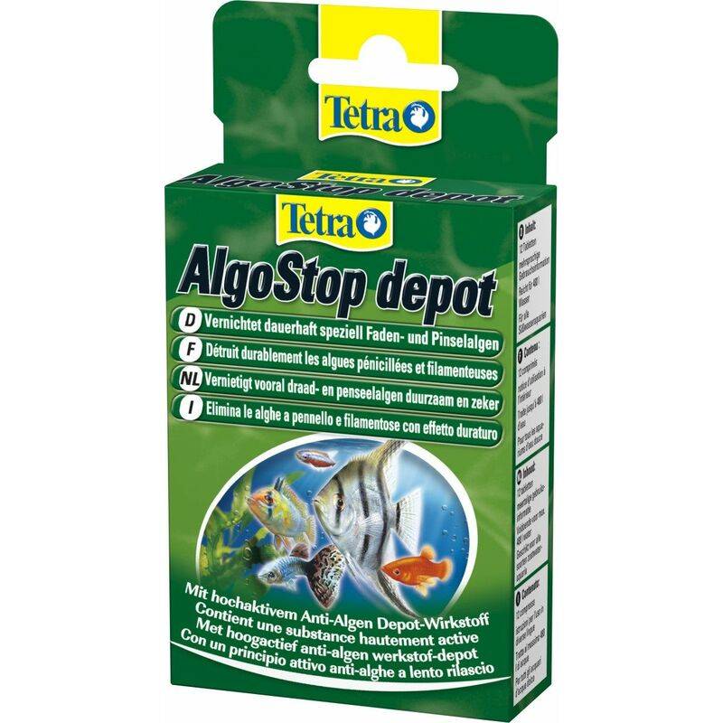Algicide Aquarium Comprimés Tetra Medica Algostop Depot 12 - TETRA - Image 1
