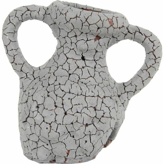Decor col d'amphore ceramique gris L 11 x l 8,5 x H 10 cm grand modèle - ZOLUX - Image 2