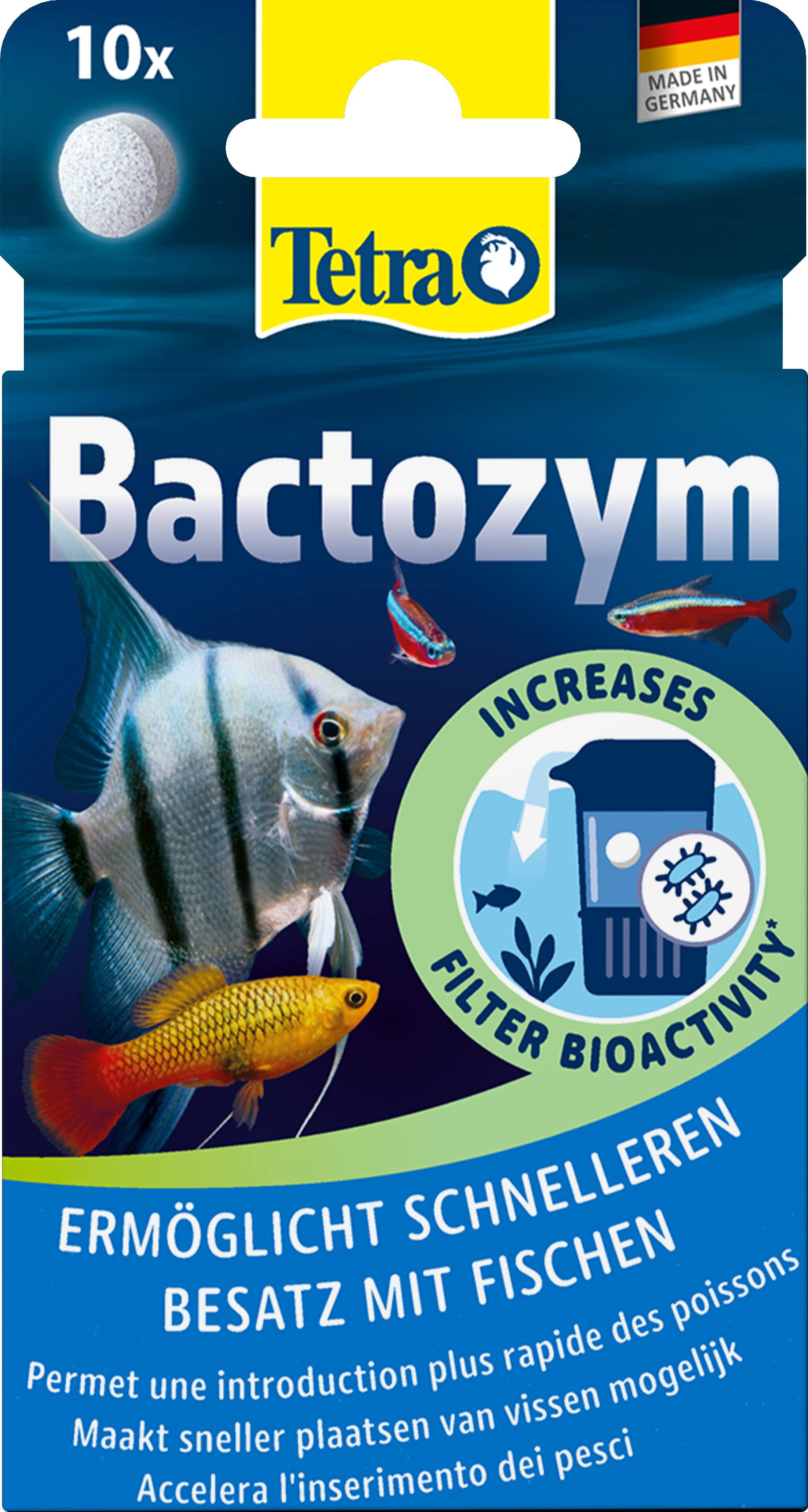 Gélules de traitement de l'eau bactozym 10 pièces - TETRA