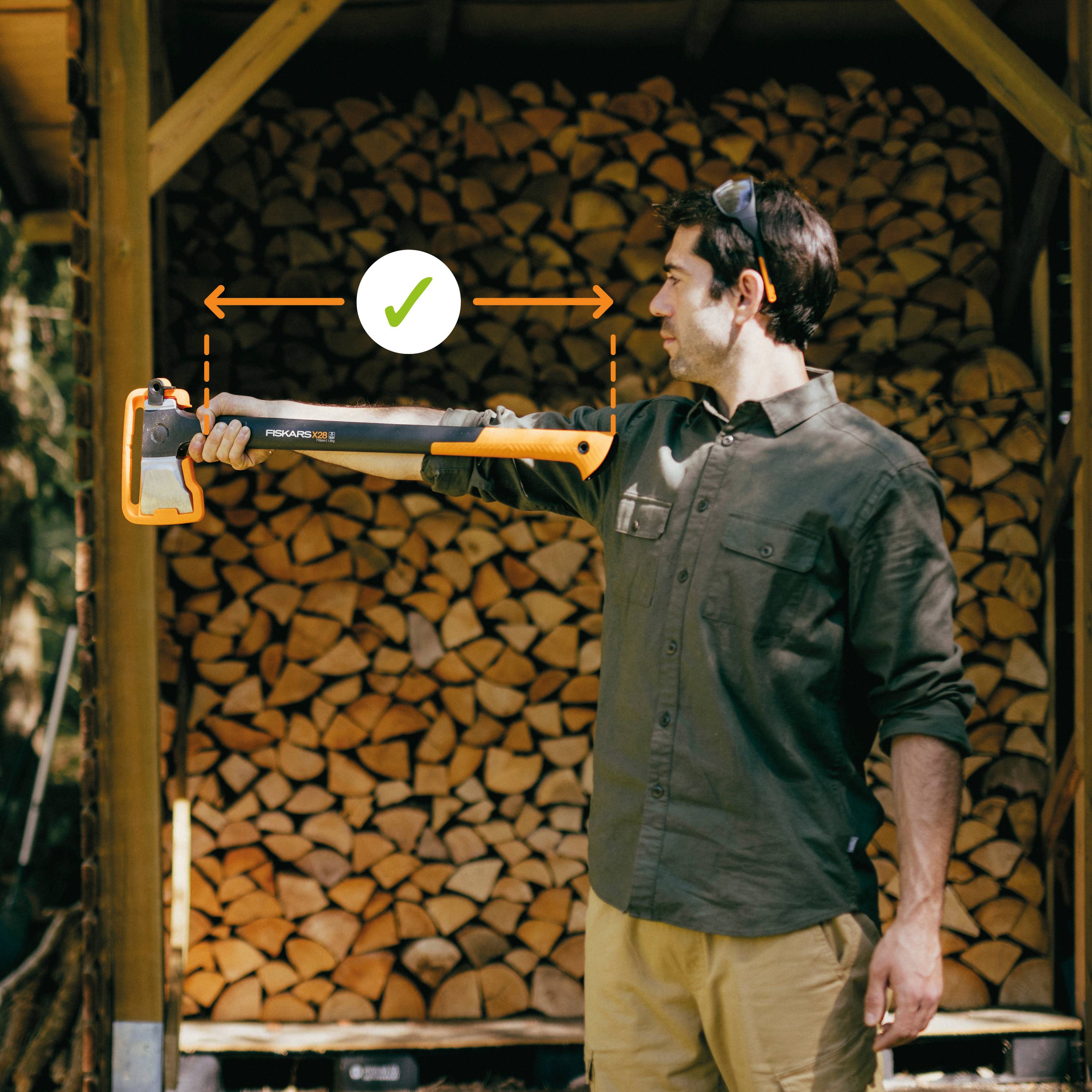 Fiskars - Merlin X-series™ X36 95cm lame acier forgé, 2,5kg - Fiskars - Image 11