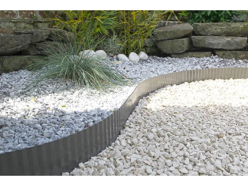 Bordure acier galvanisé gris foncé L 600 cm H 14 cm - NORTENE - Image 5