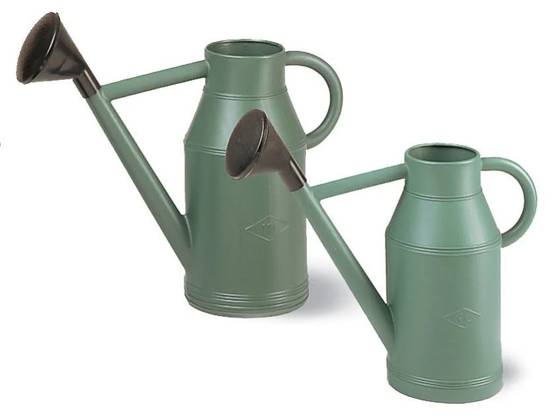 Arrosoir en polyéthylène vert métal 6 l - EDA - Image 1