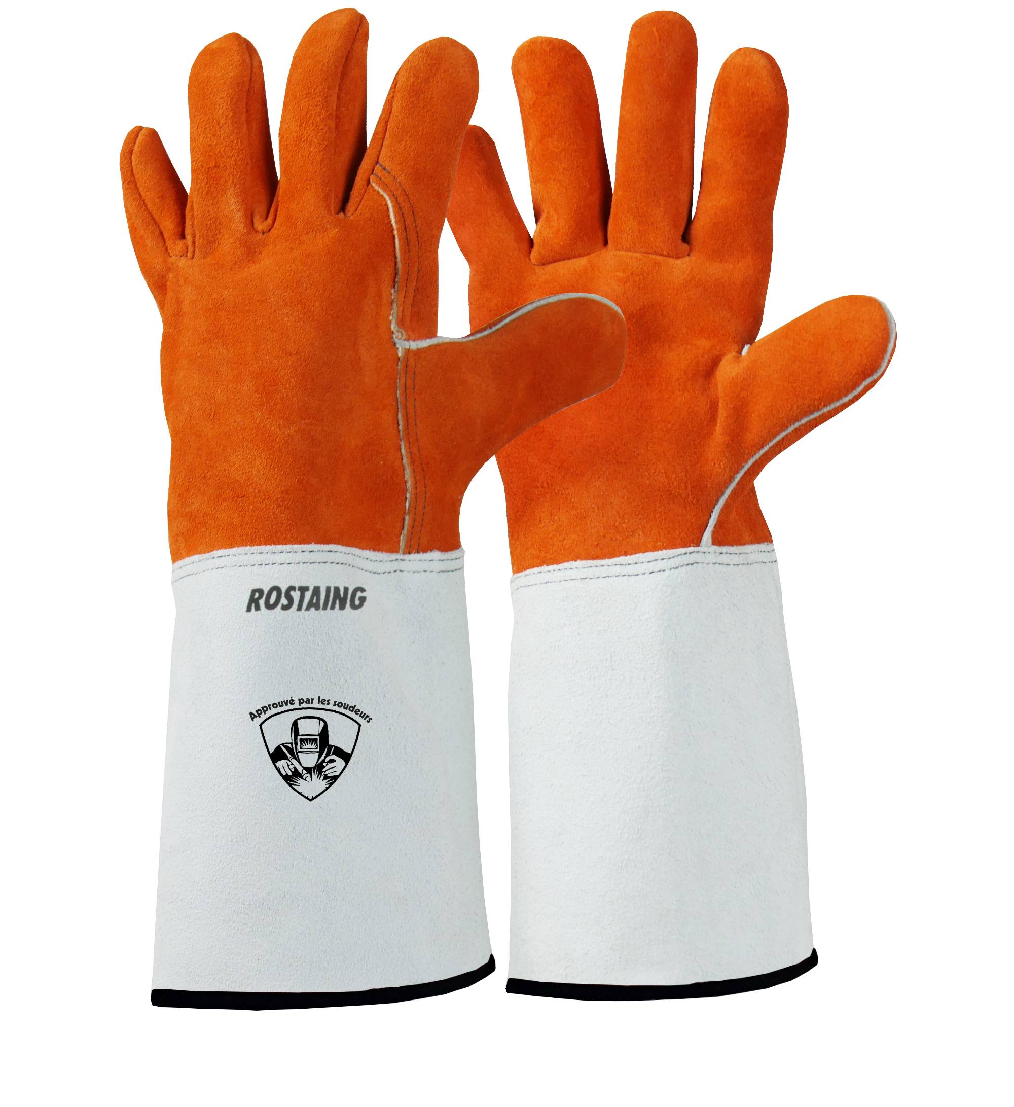 Rostaing - Gants pro de protection normé cuir SPLITWELD-ROSTAING - T10 - Image 1